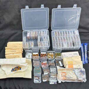 Vtg Swarovski Crystal Stones Thousands Of D.S & Co Various Colors Sizes Tweezers